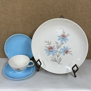4 PC Dinner Setting Steubenville Fairlane Plate Bread And Butter Cup Saucer NEW